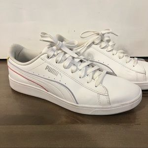 Puma Sneakers - White with Pastel Accents